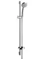 Hansgrohe-HG-Brausenset-Croma-100-1jet-UnicaC-900mm-chrom-mit-Cassetta-Seifenschale-27724000 gallery number 1